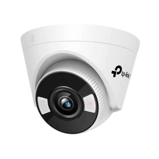 CAMARA IP VIGI TIPO TORRETA INTERIOR 4MP POE (2.8MM) FULL COLOR AUDIOBIDIRECCIONAL