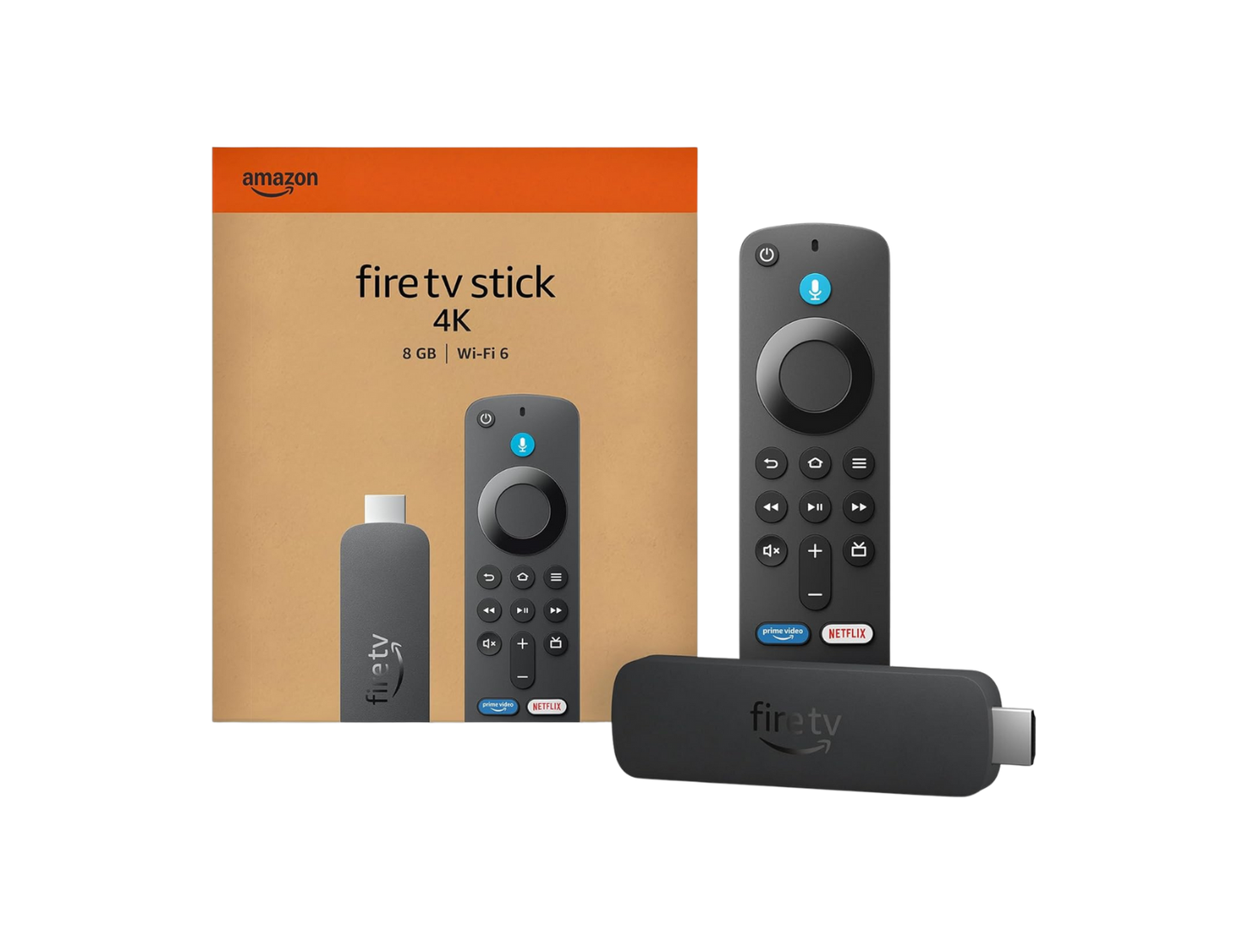 Amazon Fire TV Stick 4K (modelo más reciente), con búsqueda de Fire TV con IA, Wi-Fi 6, streaming de más de 1.8 millones de películas y series, TV en vivo y gratis