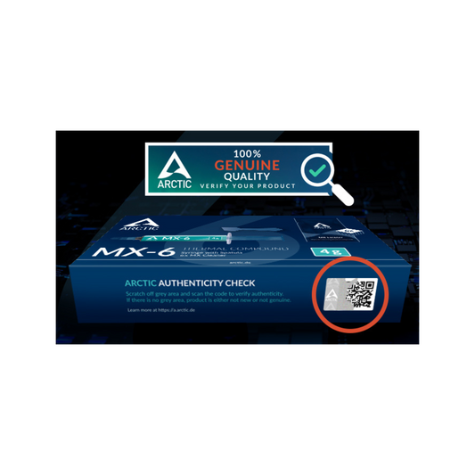 ARCTIC MX-6 (0.28 oz) - Pasta Térmica de Alto Rendimiento para CPU, Consolas, Tarjetas Gráficas, Portátiles, Conductividad Térmica Muy Alta Durabilidad, No Conductiva