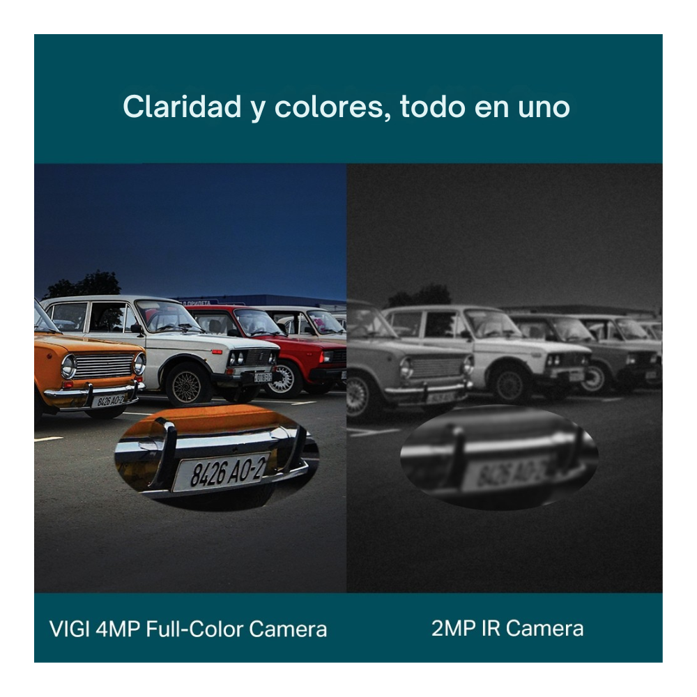 CAMARA IP VIGI PT 4MP POE FULL COLOR AUDIOBIDIRECCIONAL