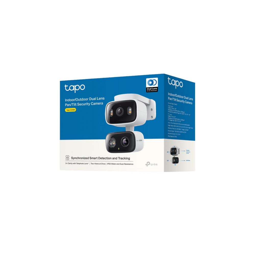 TPLINK/TAPO C246D/ DOBLE LENTE 2K/ VISION NOCTURNA A COLOR