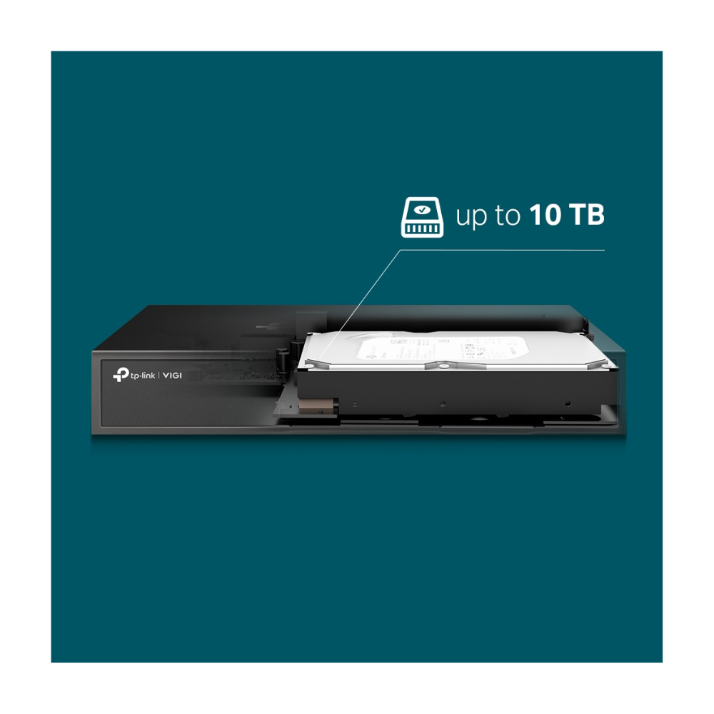GRABADOR DE VIDEO NVR VIGI 1016H 16 CANALES