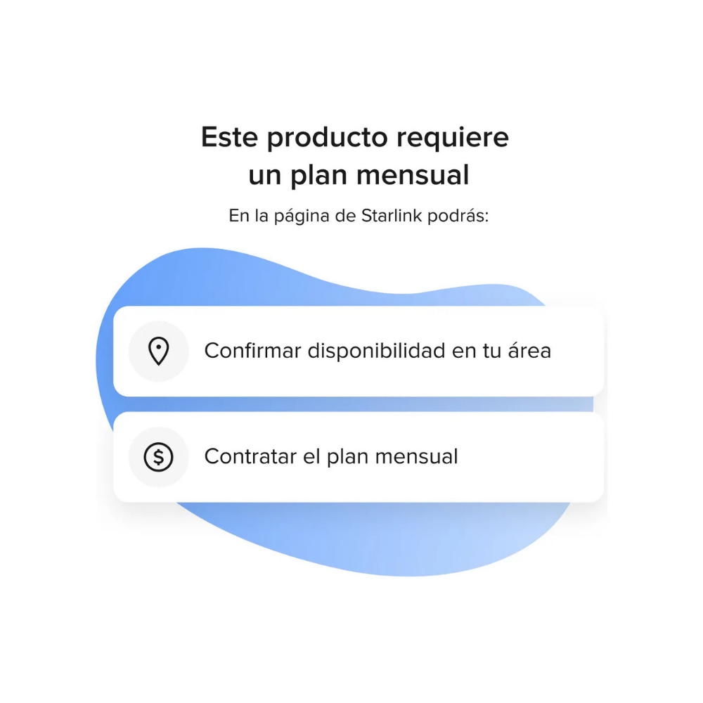 Starlink Mini Kit · Internet satelital portátil