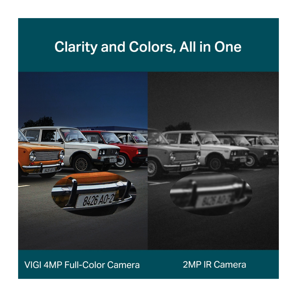 CÁMARA PTZ IP VIGI C540V FULL COLOR CON DOBLE LENTE PARA EXTERIOR DE 4MP