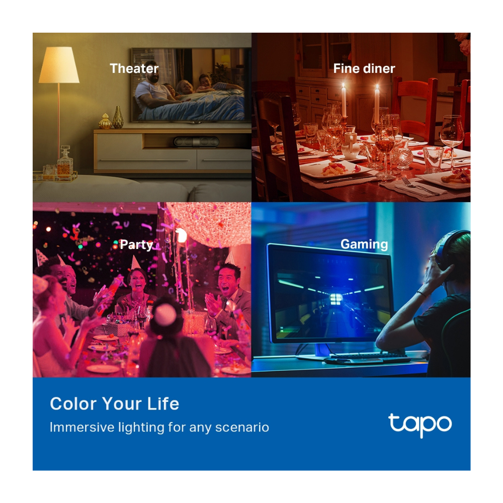 Bombilla LED Wi-Fi Inteligente L530 (RGB Multicolor)