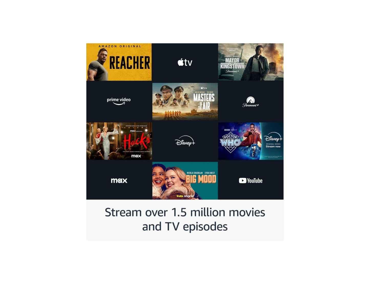 Amazon Fire TV Stick 4K (modelo más reciente), con búsqueda de Fire TV con IA, Wi-Fi 6, streaming de más de 1.8 millones de películas y series, TV en vivo y gratis