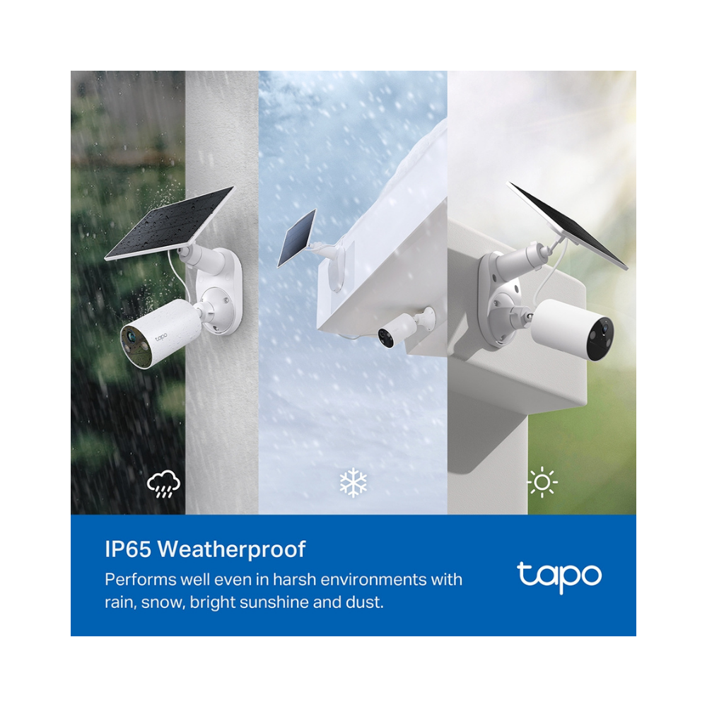 Kit de cámara de seguridad con energía solar Tapo kit C410.