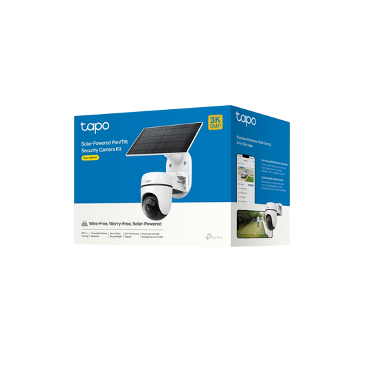 Kit Tapo C630 Kit de cámara de seguridad con movimiento horizontal y vertical alimentado por energía solar