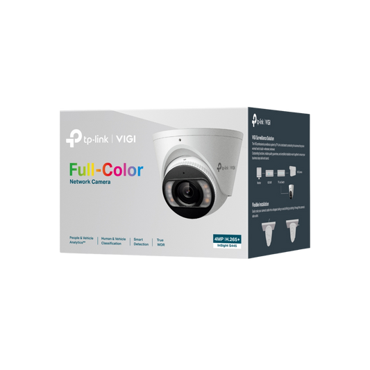 InSight S445 Cámara IP VIGI tipo turret Full-Color de 4MP