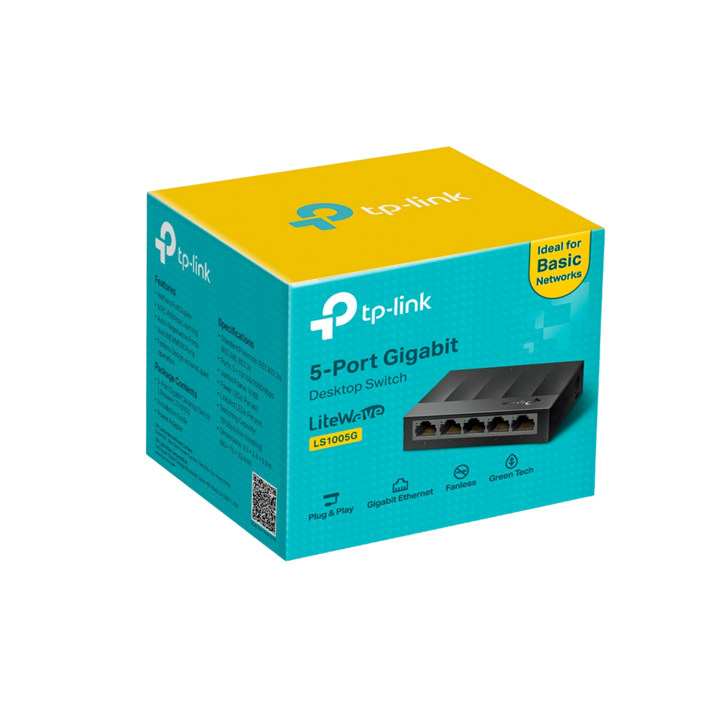 LS1005G Switch de Escritorio de 5 Puertos 10/100/1000Mbps