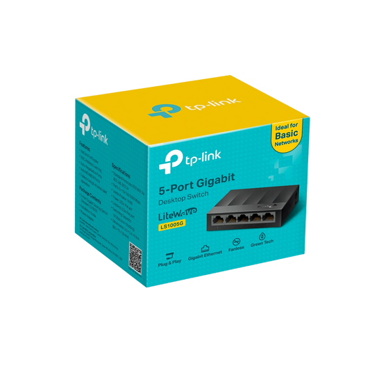 LS1005G Switch de Escritorio de 5 Puertos 10/100/1000Mbps