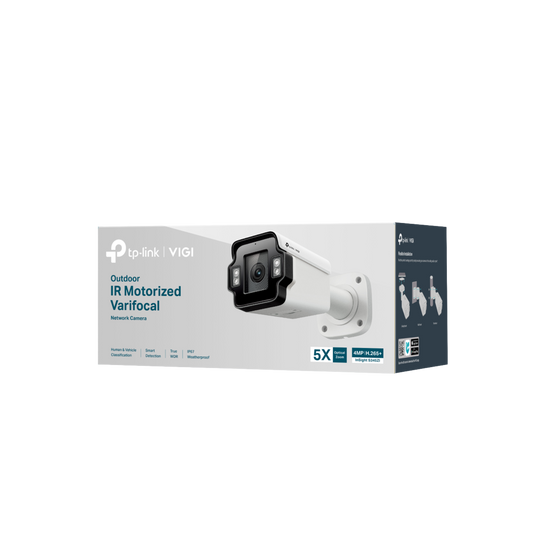 InSight S345ZI Cámara IP VIGI tipo bullet Varifocal Motorizada para exteriores de 4MP