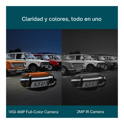CAMARA IP VIGI PT 4MP POE FULL COLOR AUDIOBIDIRECCIONAL