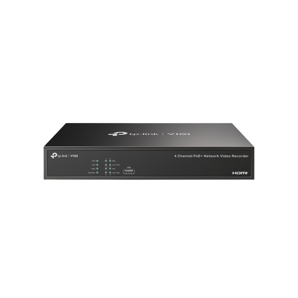 VIGI NVR1004H-4P NVR VIGI PoE+ de 4 canales