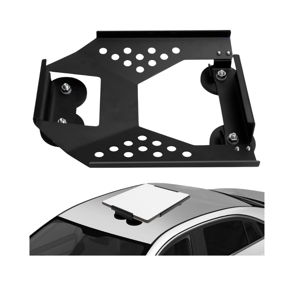 Soporte Magnético Plano para Starlink Mini – Kit de Montaje Negro para Vehículos, RV, Remolques y Techos con Instalación Rápida