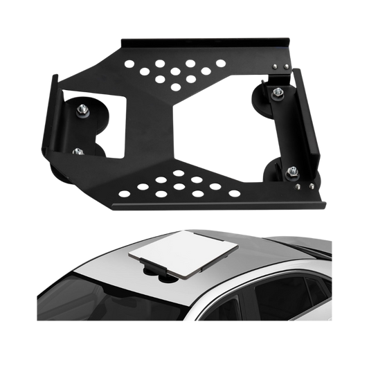 Soporte Magnético Plano para Starlink Mini – Kit de Montaje Negro para Vehículos, RV, Remolques y Techos con Instalación Rápida