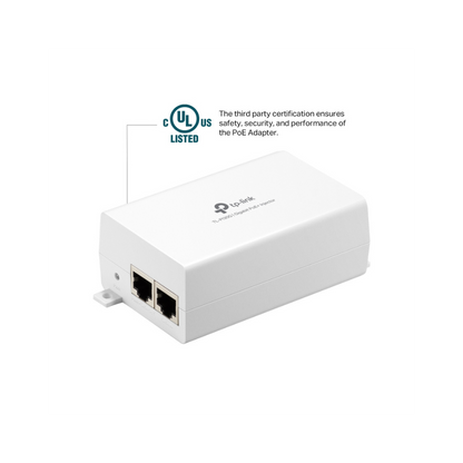 TP-LINK TL-PI30G | INYECTOR GIGABIT POE+ IEEE 802.3AT/AF | ADAPTADOR NO POE A POE | SUMINISTROS DE HASTA 30 W | PLUG & PLAY | MONTAJE EN ESCRITORIO/PARED | ALIMENTACIÓN A TRAVÉS DE ETHERNET |