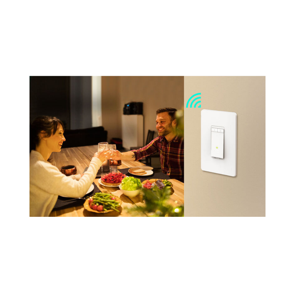 Interruptor regulador inteligente Kasa HS220-2 de 2 vías, unipolar