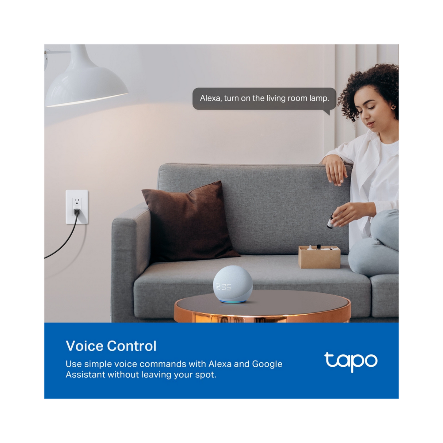 Tapo P210M Enchufe inteligente Wi-Fi Tapo, monitorización de energía