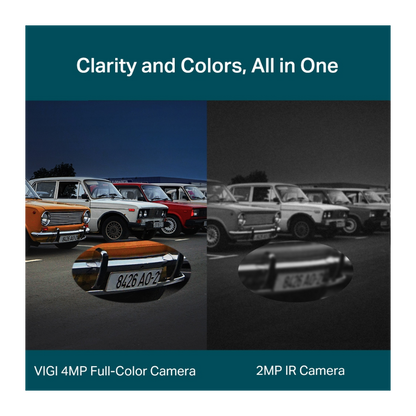 CÁMARA PTZ IP VIGI C540V FULL COLOR CON DOBLE LENTE PARA EXTERIOR DE 4MP