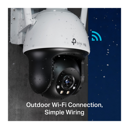Cámara PT IP VIGI Full Color para exterior de 4MP (Wi-Fi)