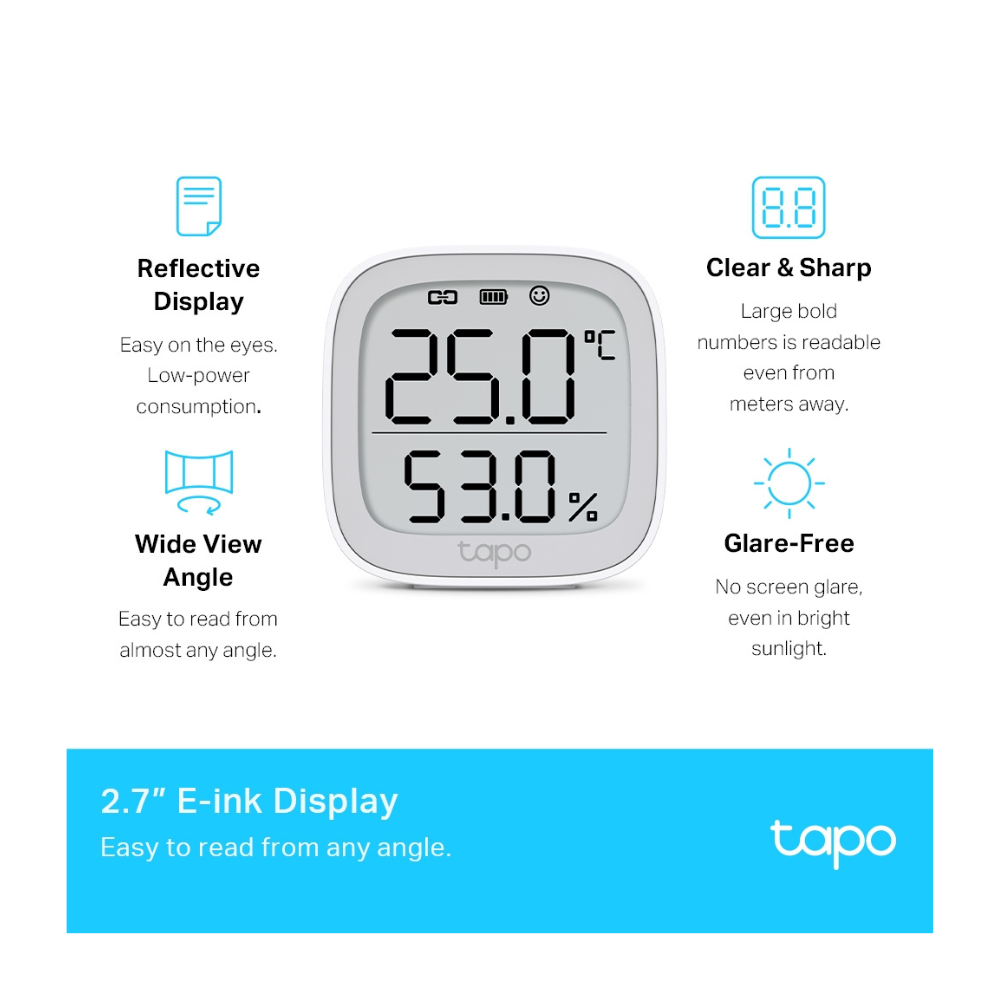 SENSOR INTELIGENTE DE TEMPERATURA Y HUMEDAD TAPO T315