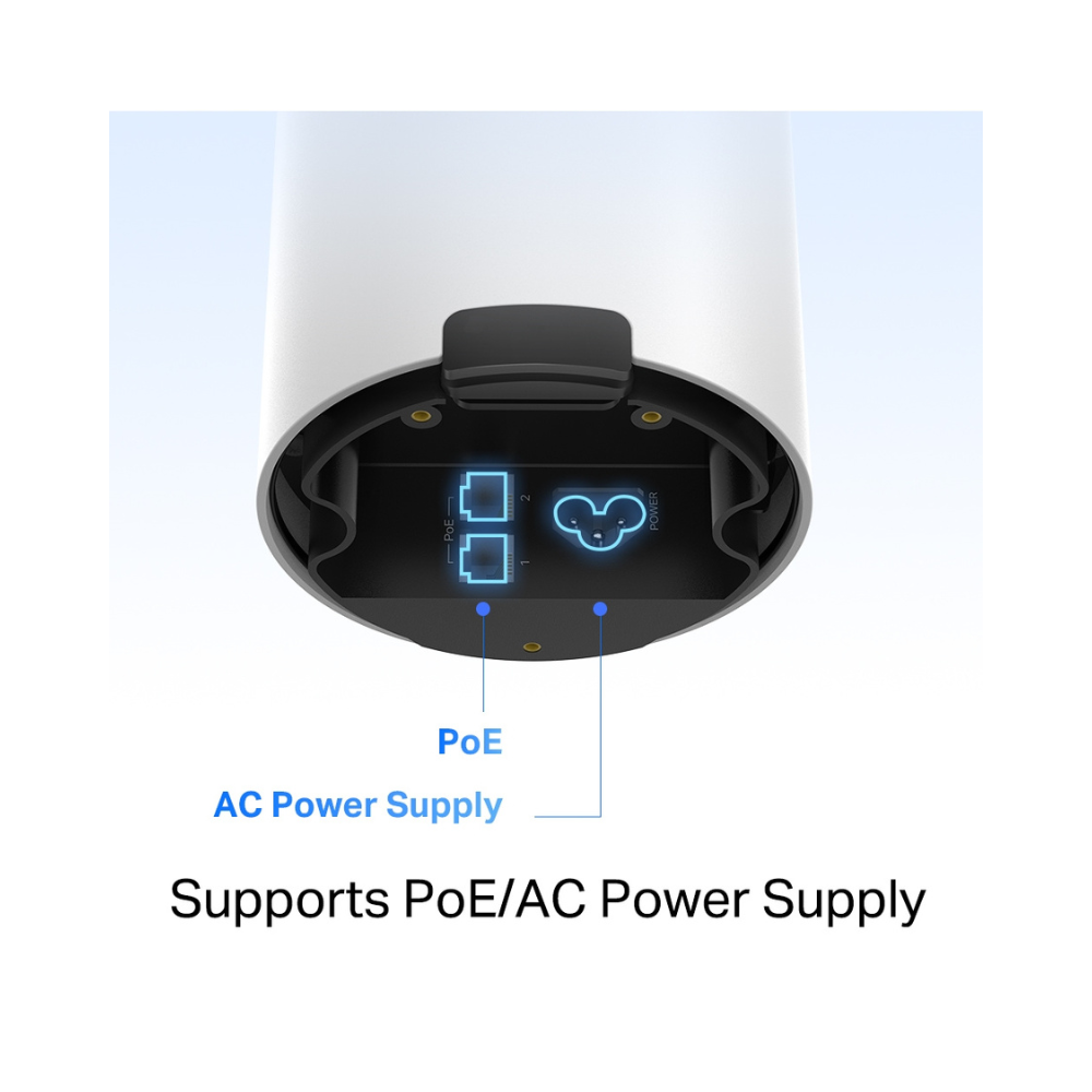 DECO TP-LINK DECO X50 OUTDOOR WI-FI 6 MESH AI AX3000 IP65 POE 1-PACK WHITE