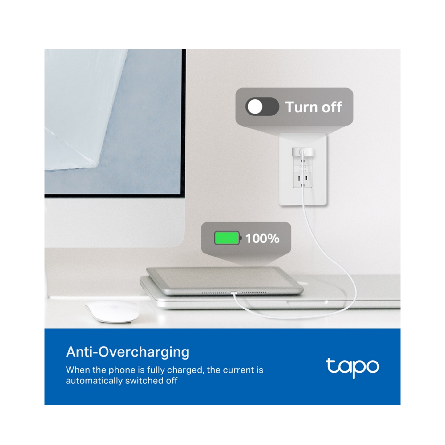 Tapo P210M Enchufe inteligente Wi-Fi Tapo, monitorización de energía