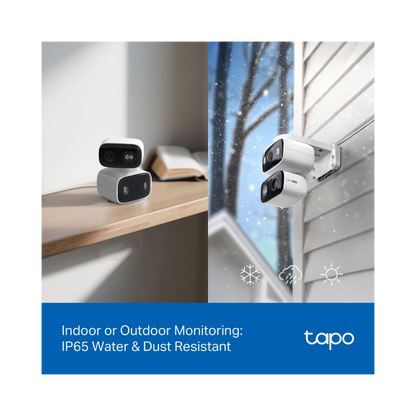 TPLINK/TAPO C246D/ DOBLE LENTE 2K/ VISION NOCTURNA A COLOR