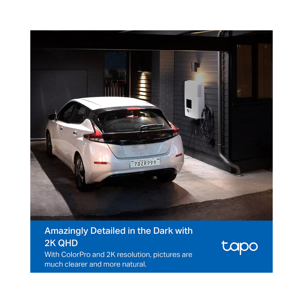 Tapo C325WB Cámara de Vigilancia para Exteriores con Visión Nocturna ColorPro y Detección IA Avanzada