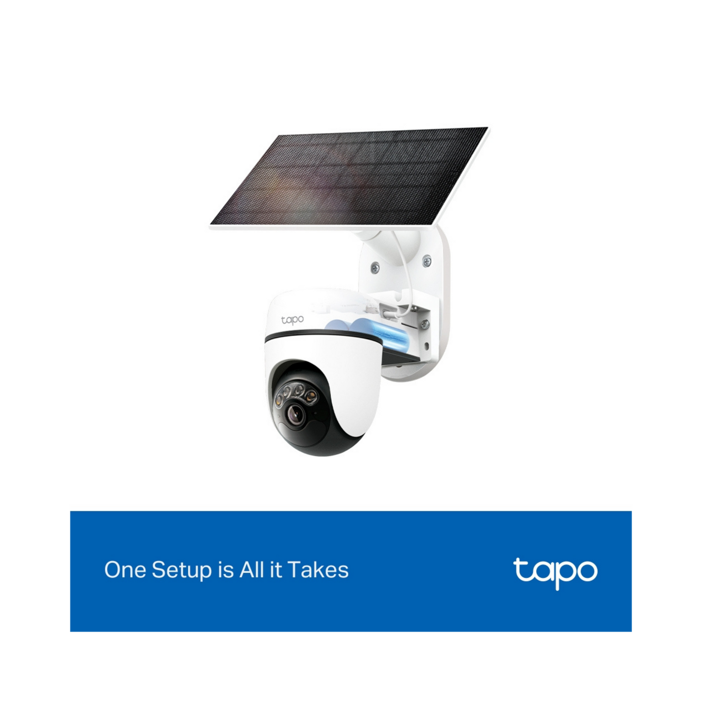 Kit Tapo C630 Kit de cámara de seguridad con movimiento horizontal y vertical alimentado por energía solar