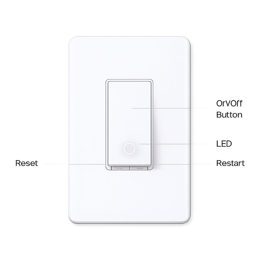 Tapo S505 Interruptor de luz Wi-Fi inteligente, Matter