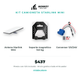 Kit Camioneta Starlink Mini - antena, soporte magnético y conversor 12V
