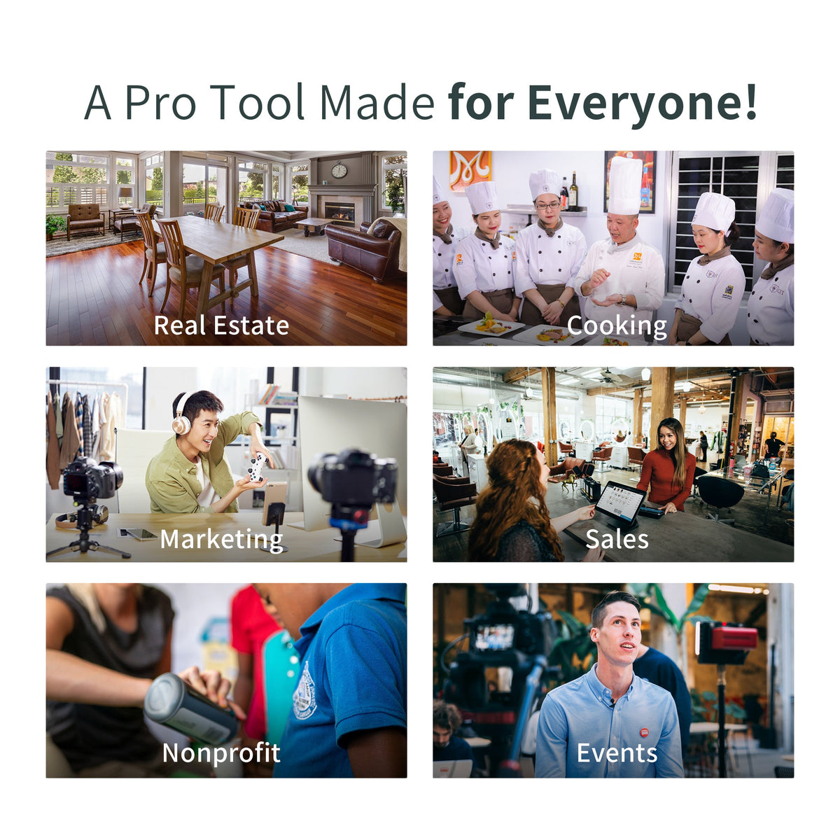 YoloBox Pro aplicaciones en eventos y transmisiones